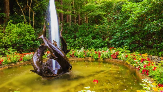 Wasserspeier aus Kunststoff