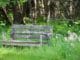 alte Gartenbank zum Restaurieren