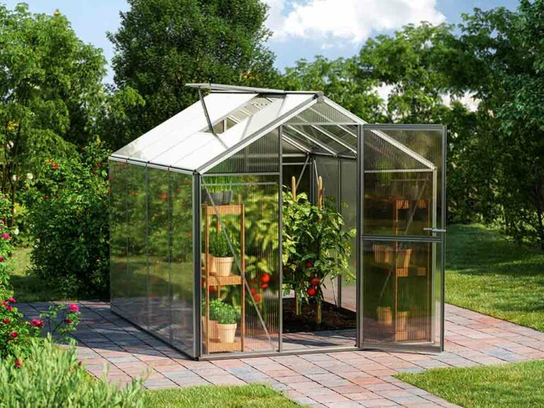 Gewächshaus 192x256 cm, Tomatenhaus 6 od. 8 mm, Tomatengewächshaus