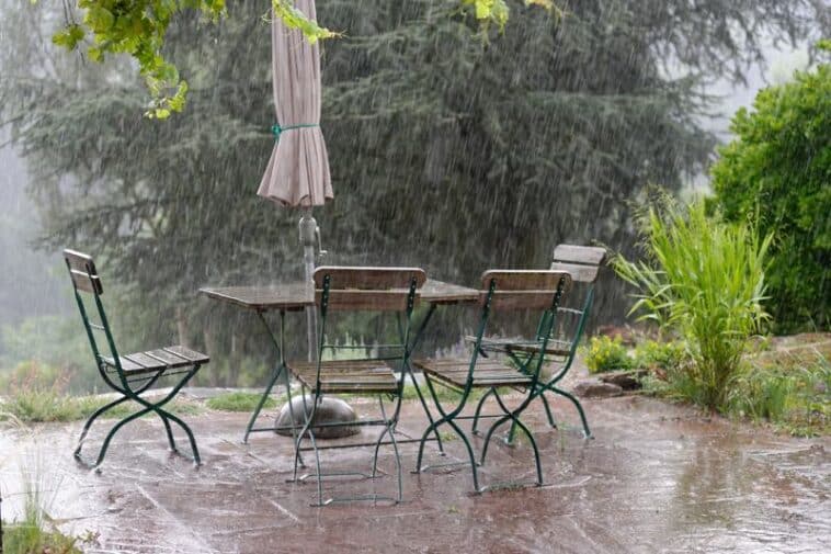 Starkregen im Sommer